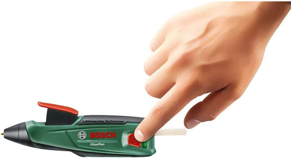 Bosch 06032A2070 Cordless Hot Glue Gun GluePen (Micro USB Charger, 4 x Ultrapower Glue Sticks, 3.6 V Cardboard Box)