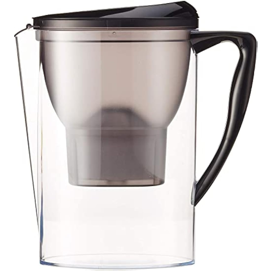 Amazon Basics 2.3L (4 Pints) Water Filter Jug with 1x30 Days Cartridge, BPA Free, Black