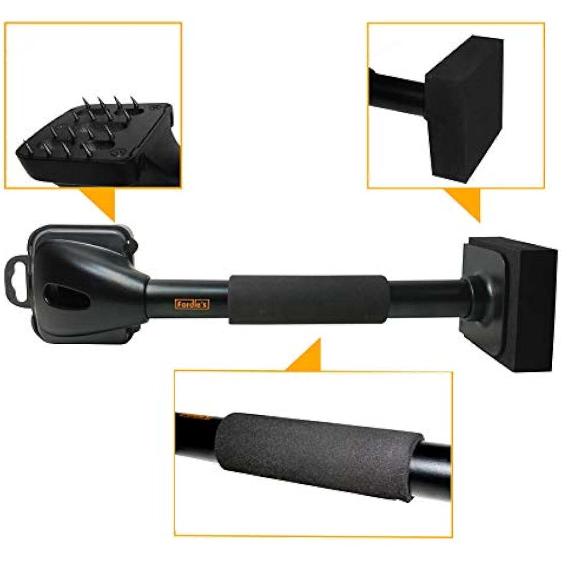 Fordle’s Knee Kicker Carpet Stretcher – Carpet Laying Fitting Tool – Heavy Duty - Soft Foam Pad and Handle – Comes with Knee Pads