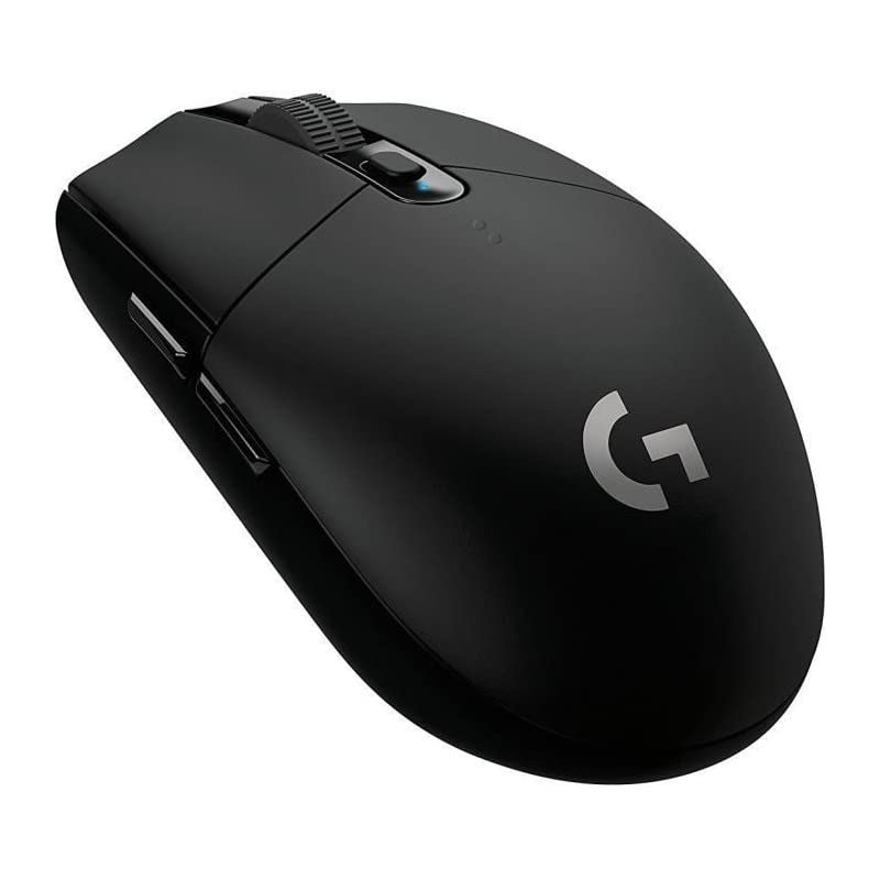 Logitech G305 LIGHTSPEED Wireless Gaming Mouse, HERO 12K Sensor, 12,000 DPI, Lightweight, 6 Programmable Buttons, 250h Battery Life, On-Board Memory, PC/Mac - Black