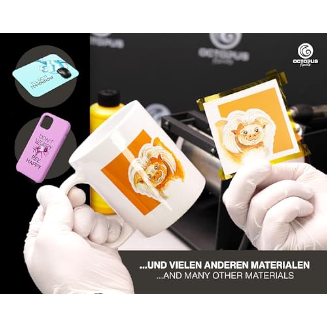 4x 100 ml Sublimation ink compatible for Epson, Brother, Roland, Mimaki, Mutoh, CMYK