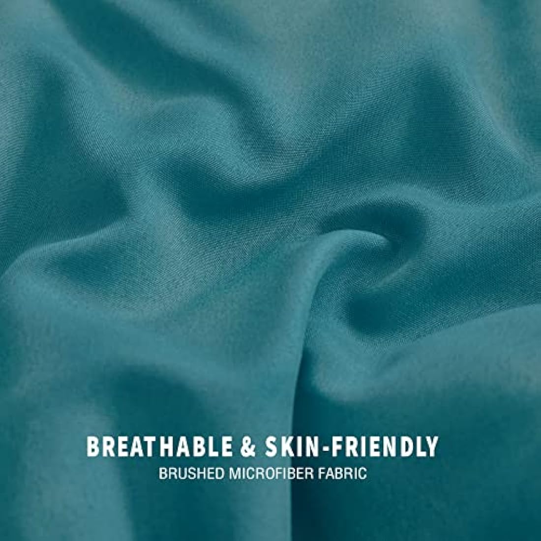 Exclusivo Mezcla 7.5 Tog King Size Duvet All Seasons, Ultra Soft Reversible Coverless Duvet, Lightweight Down Alternative Comforter, 230x220 cm Dusty Teal/Spa Blue