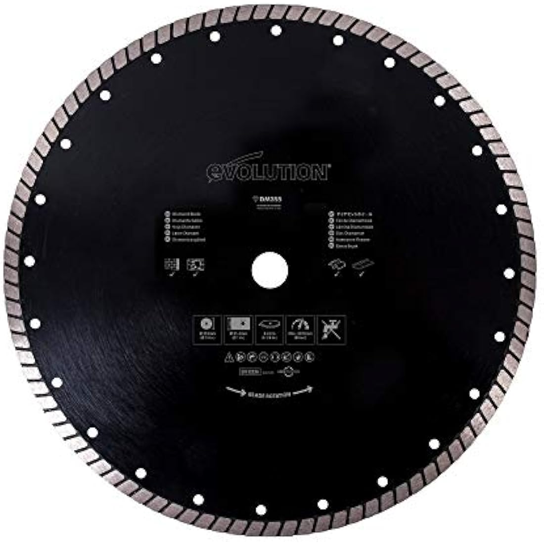 Evolution Power Tools RAGEBLADE355DIAMOND Diamond Blade, 355 mm