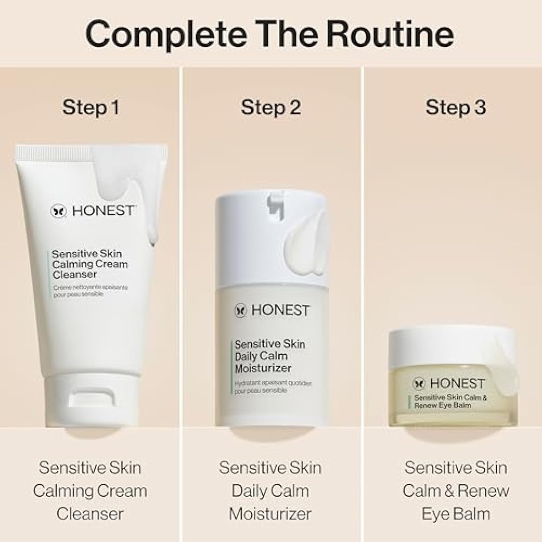 Honest Beauty Calm + Renew Anti-Aging Melting Eye Balm for Sensitive + Dry Skin | Shea Butter, Argan Oil, + Aloe | EWG Verified, Vegan + Cruelty Free | .5 fl oz