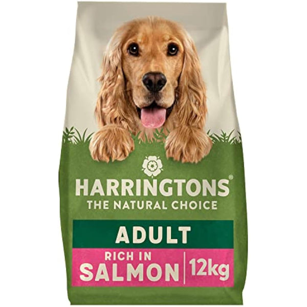 Harringtons Complete Dry Adult Dog Food Salmon & Potato 12kg - Made with All Natural Ingredients