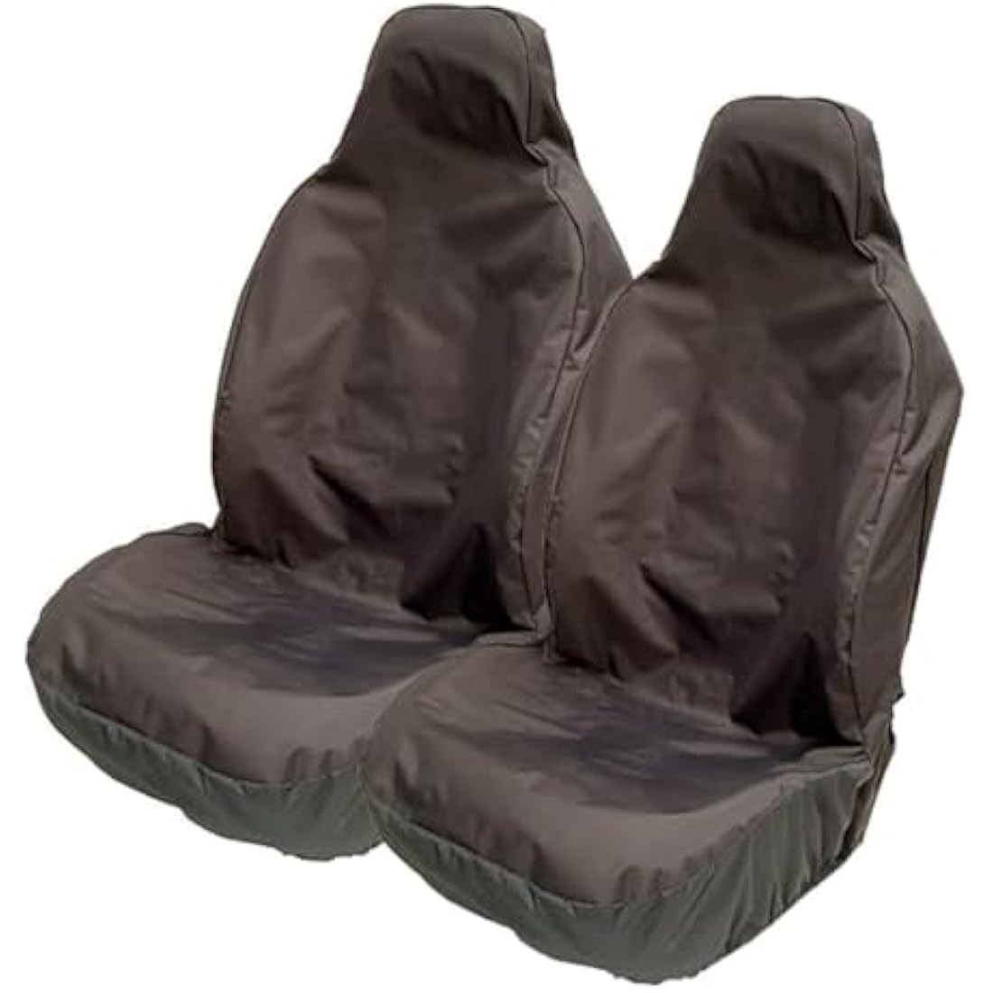 Carseatcover-UK Heavy Duty Black Waterproof Car Seat Covers for BUCKET RECARO SPORTS seats - 2 x Fronts (Airbag Friendly)