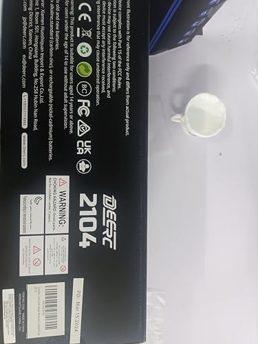 DEERC Fast Brushless RC Shark Boat for Adults, 30+MPH 3S High Speed Remote Control Speed Boat with LED Lights, Summer Toy Gift for Kids