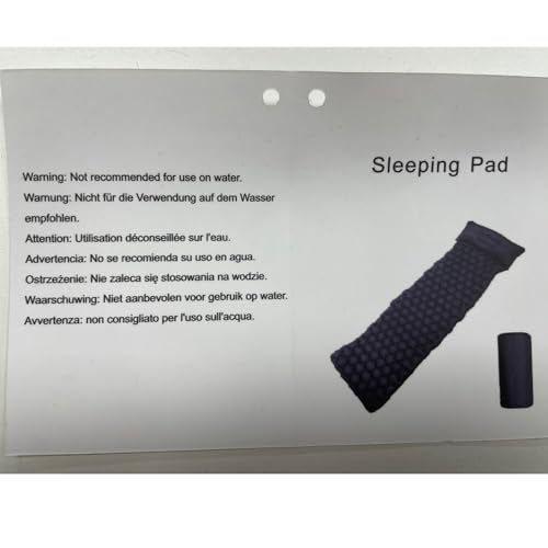 Deeplee Camping Mat, Self Inflatable Sleeping Mat with Pillow, Ultralight Camping Bed Camping Roll Mat Sleeping Pad for Outdoor Backpacking, Camping, Hiking
