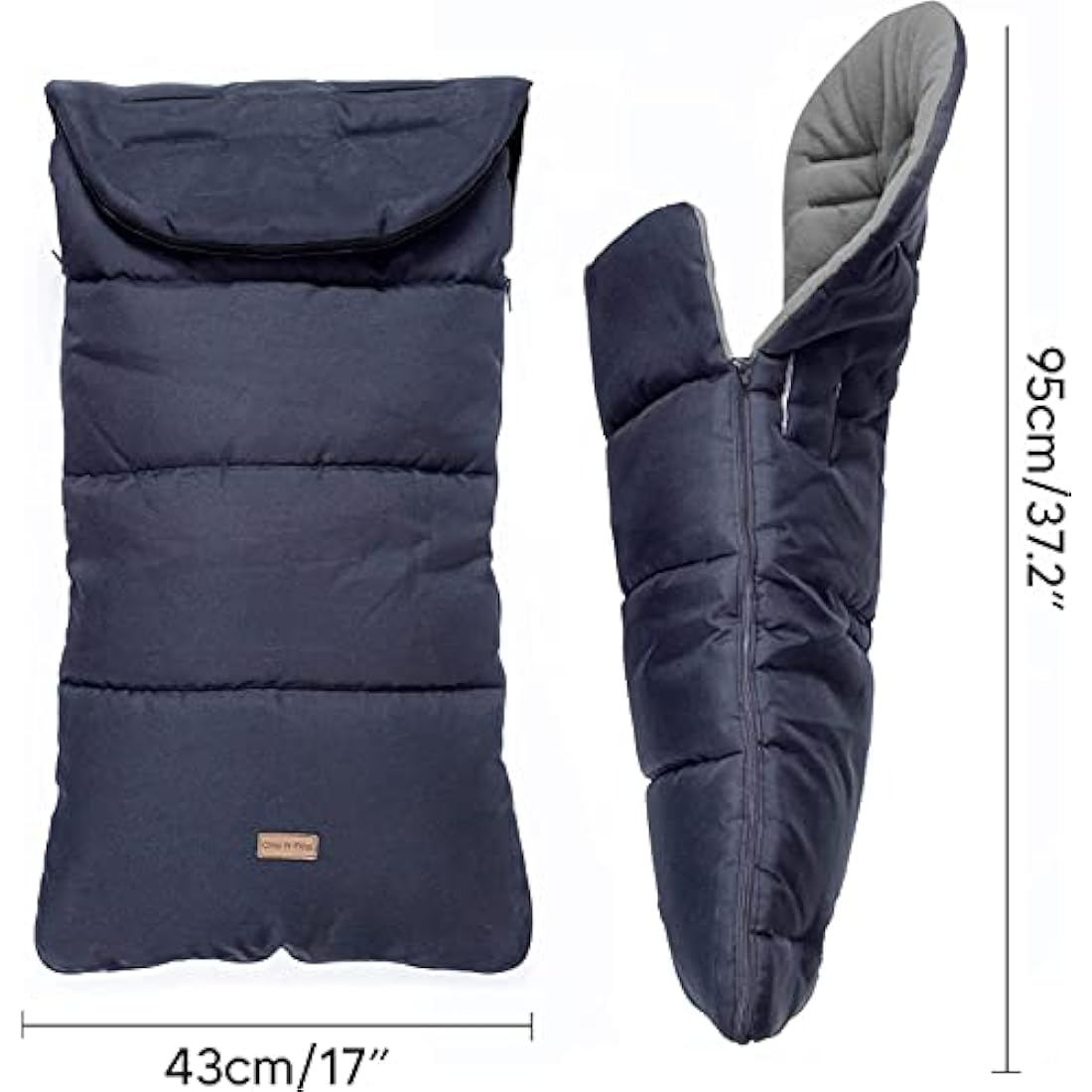 CrocnFrog Universal Baby Bunting Footmuff - Cosy Toes Fit Toddler Foot muff for Stroller,Buggy,Pushchair & Pram Footmuffs Comes with Warm and Soft Polar Fleece Water & Wind Proof to Protect Infant