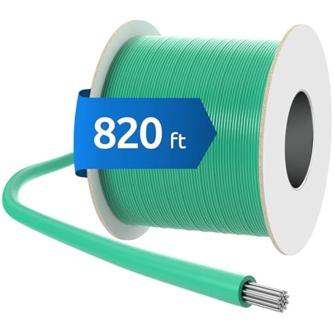 ECENCE Boundary Wire 820ft - Compatible with Robotic Lawnmowers, incl. Husqvarna - Perimeter Wire Ø0.13Inch, 17AWG Conductor - Universal Guide Wire