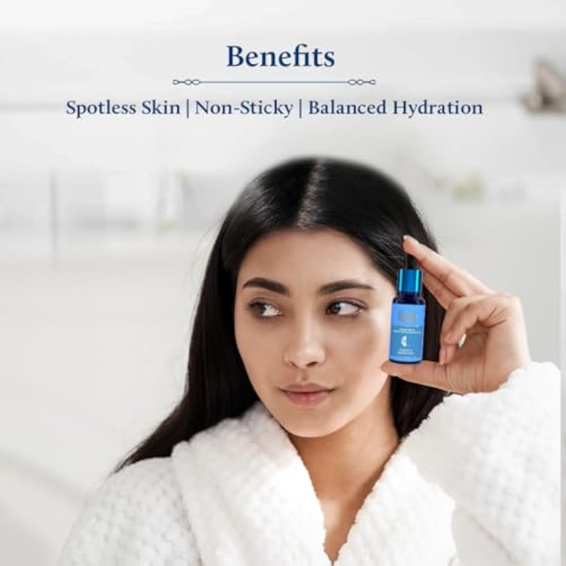 Blue Nectar Ayurvedic Vitamin C Face Serum for Dark Spot Correction and Glowing Skin | 100% Natural Hyaluronic Acid Serum with Stable Vitamin C (9 Herbs, 30 ml)