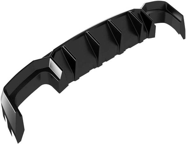 Oneway Rear Diffuser compatible with Audi A6 S-Line/S6 C8 (Sedan/Avant) 2018- - Gloss black