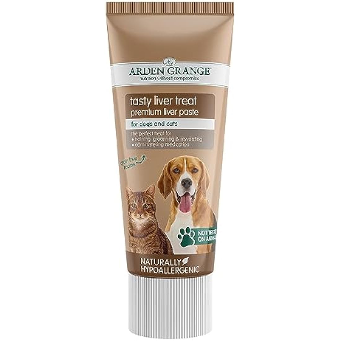 Arden Grange Tasty Liver Treats for Cats and Dogs, Brown, 75 g (Pack of 12)