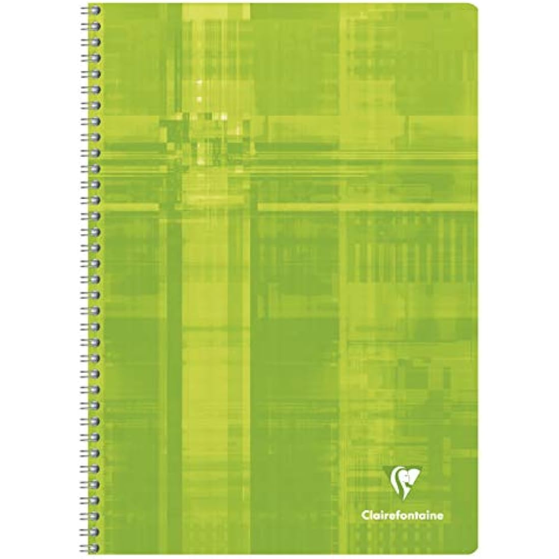 Clairefontaine 68142C Lot de 10 Cahiers à Spirale - A4 21x29,7 cm - 100 Pages Petits Carreaux - Papier Blanc 90 g - Couverture Carte Pelliculée - Couleurs Aléatoires