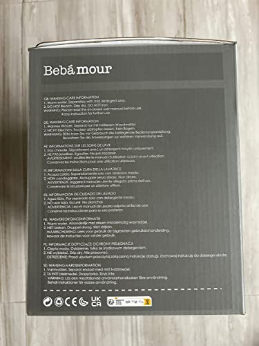 Bebamour Baby Carrier Newborn to Toddler Baby Carrier Hipseat 0-36Months with Head Hood, 3 PCS Teething Pads, Waist Extender, Grey