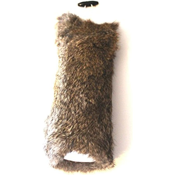 Dog & Field Faux Rabbit Fur Dog Training Dummy - Realistic Fake Rabbit Fur, Throwing Toggle, Gundog & Puppy Training - Gundog Equipment (1lb Dummy)