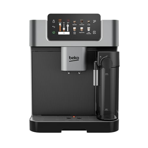 Beko Bean to Cup Coffee Espresso Machine CaffeExperto CEG7304X | Milk Jug | Colour Touch Screen Panel | 19 Bar Pressure, 2 Coffee Nozzles | Fully Automatic, Silver