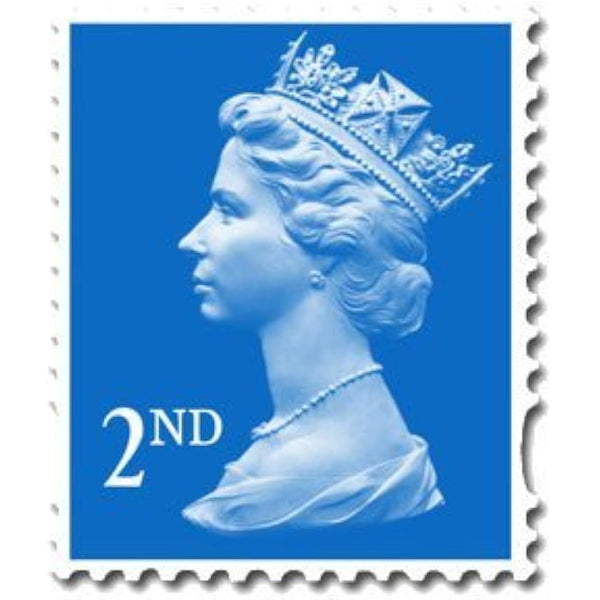 6 x 2nd Class Standard Stamps Royal Mail Post Office