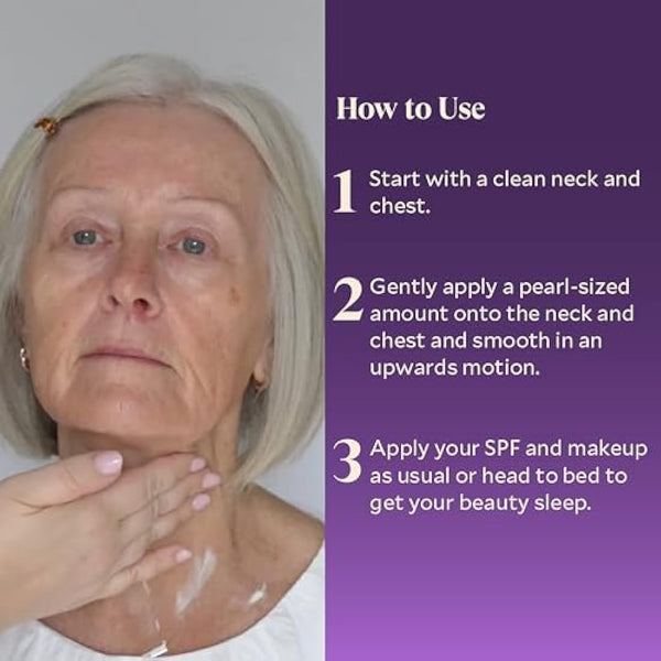 Fièra Neck Firming & Tightening Cream - Anti Aging Moisturizer for Neck - With Macadamia Oil, Hyaluronic Acid, Shea Butter - 1.69 FL. OZ. / 50 ML