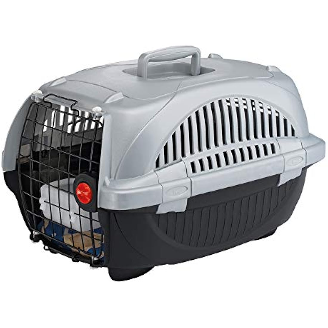 Ferplast Atlas 10 Deluxe Cat Carrier Dog Carrier, Secure and Practical, Durable, Easy to Clean, Ideal for Travel, Pet Carrier up to 5 Kg. 51x34x30 cm.