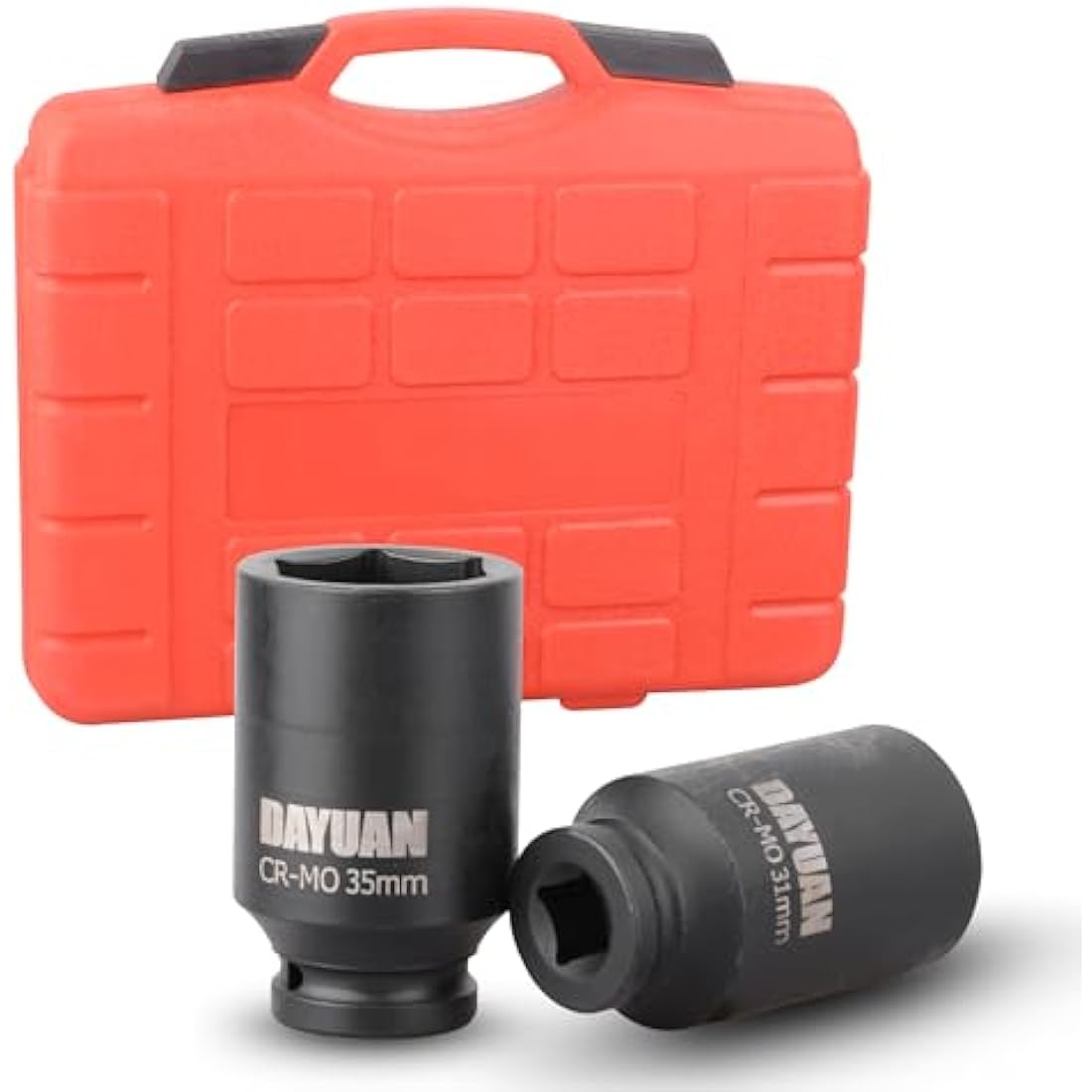 9 AXLE NUT HUB Impact 1/2" Drive Socket 29 30 31 32 33 34 35 36 38MM Socket Set