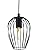 EGLO Newtown Vintage 3-Flame Pendant Lamp, Retro Black Steel Hanging Light, E27 Socket