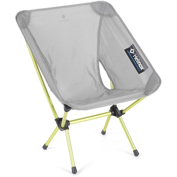 Helinox Chair Zero Ultralight Compact Large Camping Chair Grey, 0.63kg Outdoor Chairs, Folding Chairs for Outside, Hiking, Backpacking, Camping, Adventures
