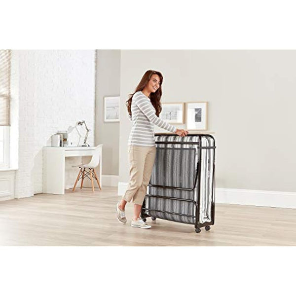 Jay-Be Supreme Automatic Folding Bed with Rebound e-Fibre Mattress - Single