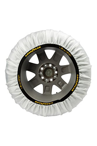 Goodyear Set of 2 x 9 mm Metallic Car Snow Chains Size 110 with Automatic Tensioner