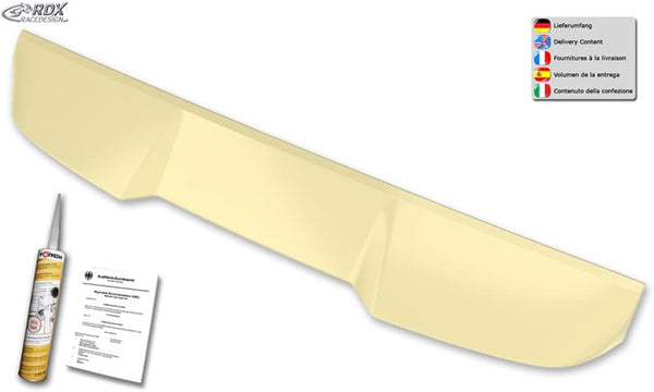 RDX Racedesign Roof spoiler compatible with Mercedes V-Class W447 2014- incl. AMG-Line & EQV 2020- (with rear hatch) (PUR-IHS)