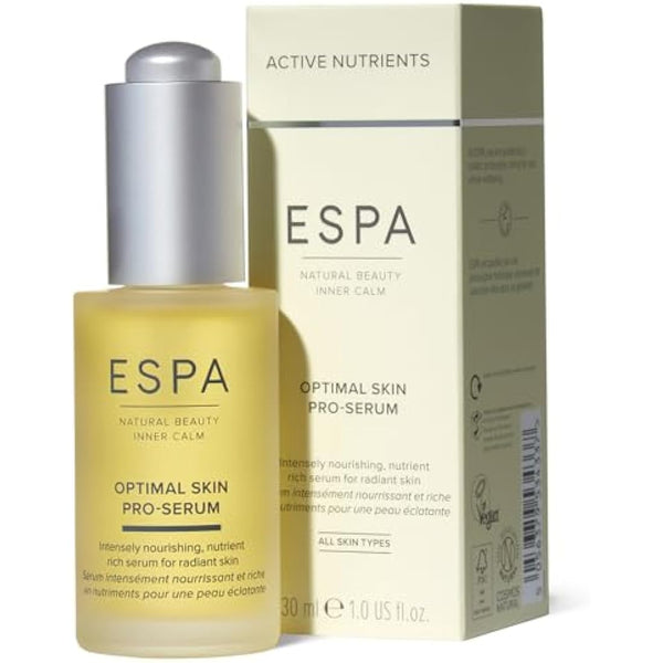 ESPA | Optimal Skin Pro-Serum | 30ml | Glow-giving Serum | Hydrates, Nourishes, Protects Skin's Natural Moisture Barrier | Supercharged with Natural Actives | Essential Oils | Omega & Vitamin Complex