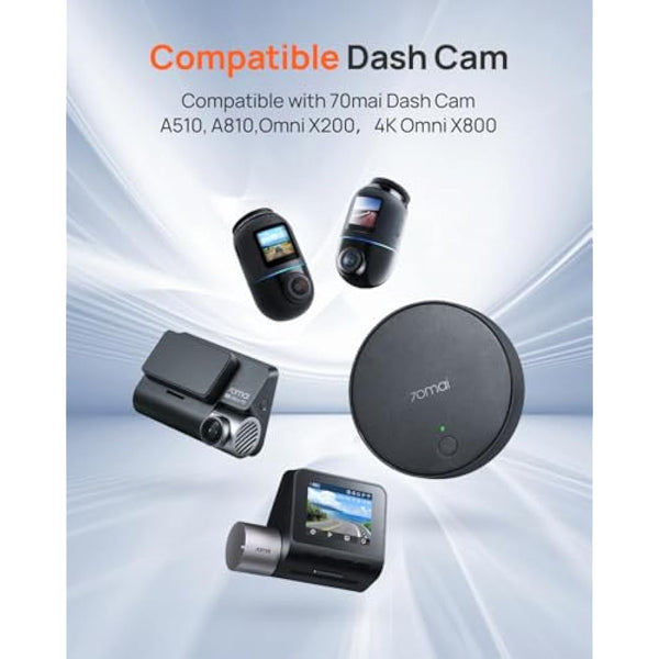 70mai 4G Hardwire Kit UP04 for Dash Cam A510, A810, Omni, 4K Omni, 24H Smart Parking Surveillance, Real-Time Monitoring, Instant App Alerts, GPS-Enabled Car Locator