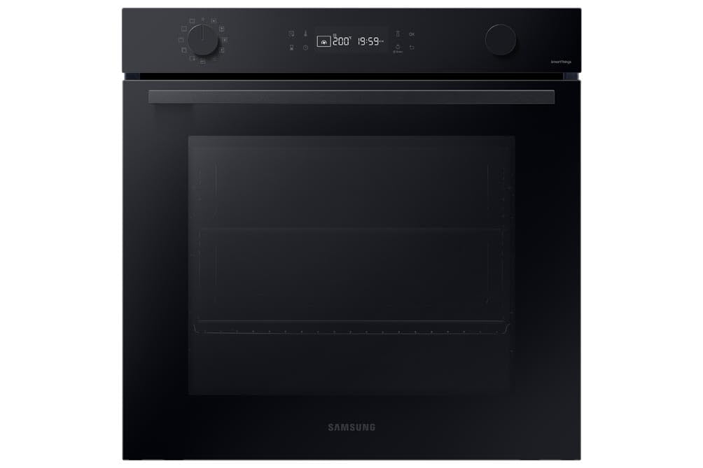 Samsung Series 4 Dual Cook Flex Smart Oven with Pyrolytic Cleaning, Colour: Stainless Steel, NV7B45305AS
