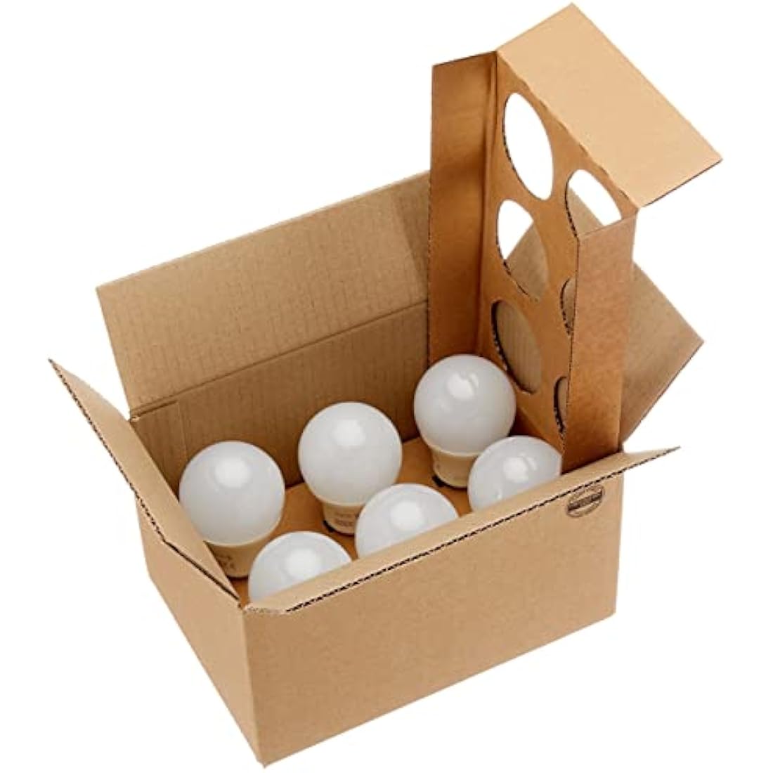 Amazon Basics LED E27 Edison Screw Bulb, 10W (Equivalent to 75W), Cool White, Non Dimmable - Pack of 6