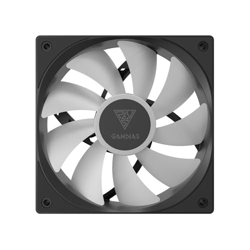 GAMDIAS CHIONE E4 240mm AIO Liquid CPU Cooler, Real-Time Digital Display Patented PWM Pump, 2 x 120mm Easy Cable Management Daisy Chained Fans w/ ARGB Sync, Intel LGA 1851/1700/1200；AMD AM5/AM4, Black