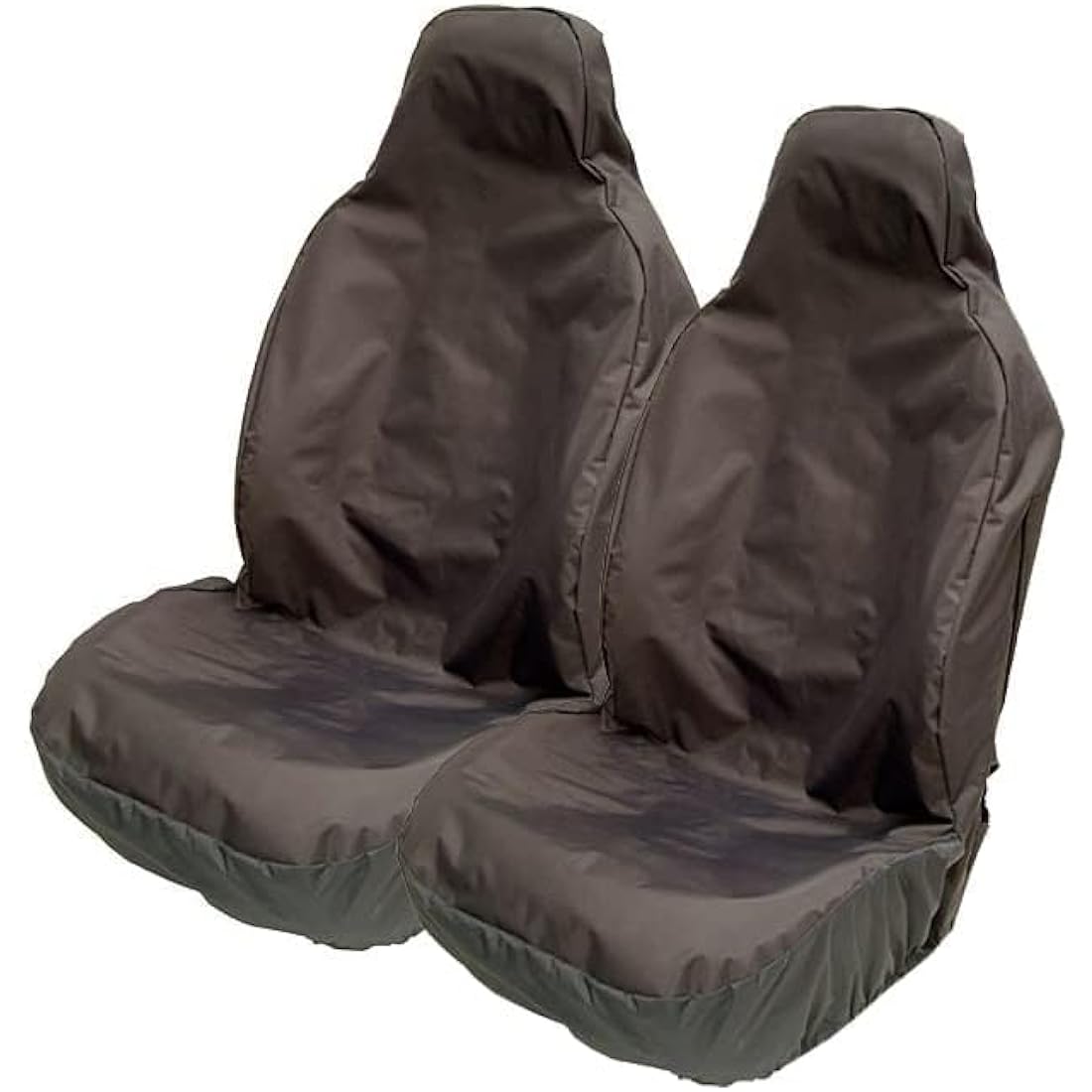 Carseatcover-UK Heavy Duty Black Waterproof Car Seat Covers for BUCKET RECARO SPORTS seats - 2 x Fronts (Airbag Friendly)
