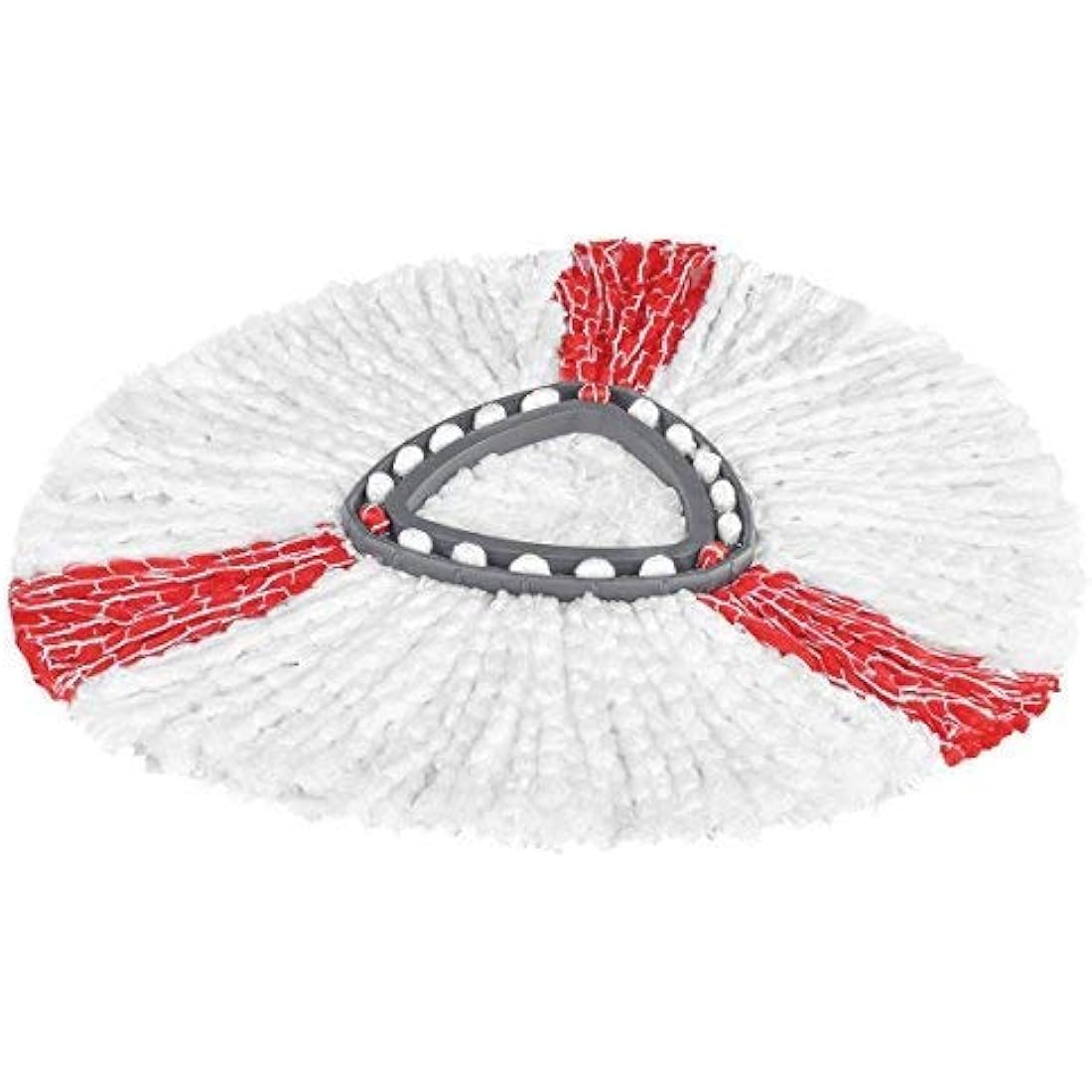 Vileda Turbo 2in1 Spin Mop Refill, Pack of 2 Turbo 2in1 Mop Head Replacements, Fits all Vileda Turbo Mops, Authentic Vileda Mop Head,Red,16.5 x 30 x 22 cm