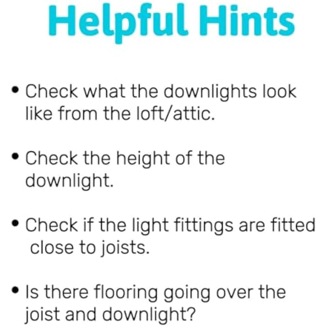 Thermahood - TH125 Pack of 10no - Airtight Downlight Covers for Over Recessed Lights and Downlights - Aids Energy Efficiency.