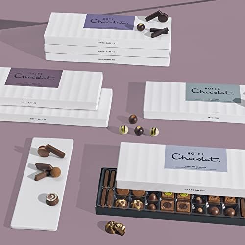 Hotel Chocolat Tipsy Truffles Sleekster 295g - 27-Piece Milk, Dark and White Liqueur Chocolate Box - Suitable for Vegetarians - Gifts for Birthday, Thank You, Congratulations, Anniversary