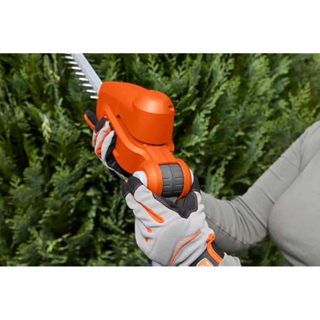 Flymo EasiCut Reach 480 Electric Hedge Trimmer, Orange