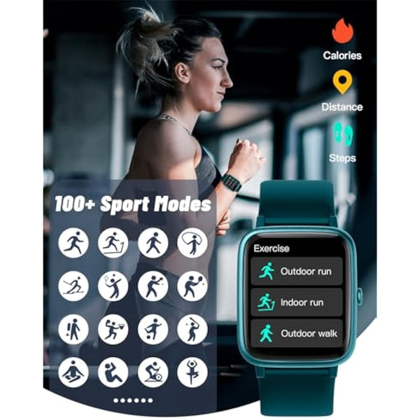 GRV Smart Watch Answer Dial Call,Smart Watches for Women Men with Heart Rate Monitor,Step Counter,Sleep Tracker,Sports Fitness Tracker Watch Call SMS Notification Smartwatch for Android iOS Phone