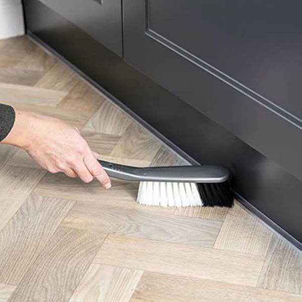 Addis Everyday Soft Dustpan & Brush Set, built to last, MO, Metallic