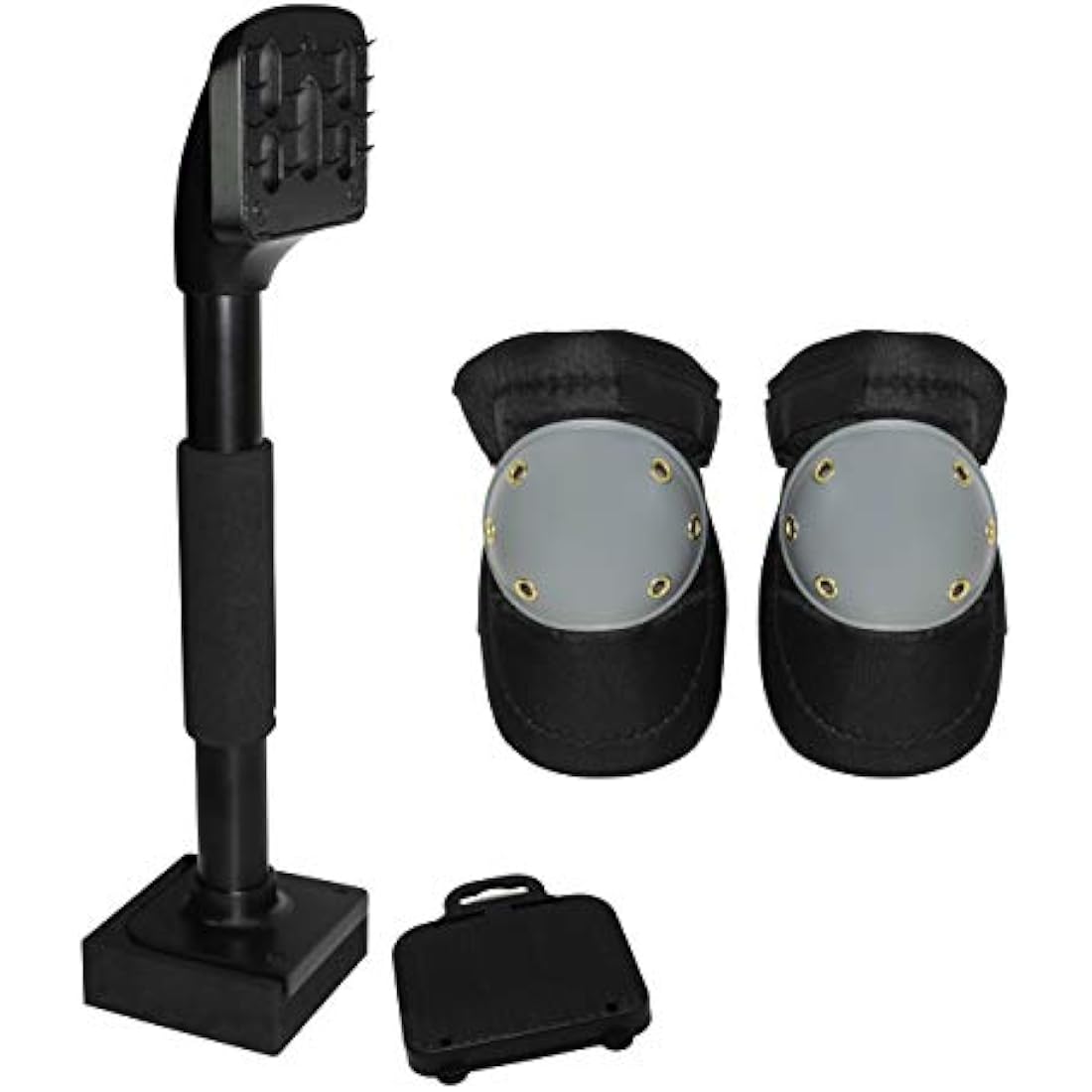 Fordle’s Knee Kicker Carpet Stretcher – Carpet Laying Fitting Tool – Heavy Duty - Soft Foam Pad and Handle – Comes with Knee Pads