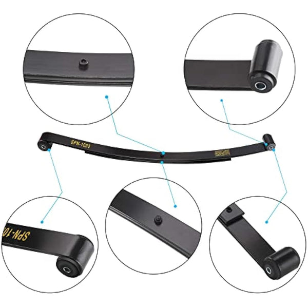 10L0L Golf Buggy Rear Heavy Duty 4-Leaf Spring Kit