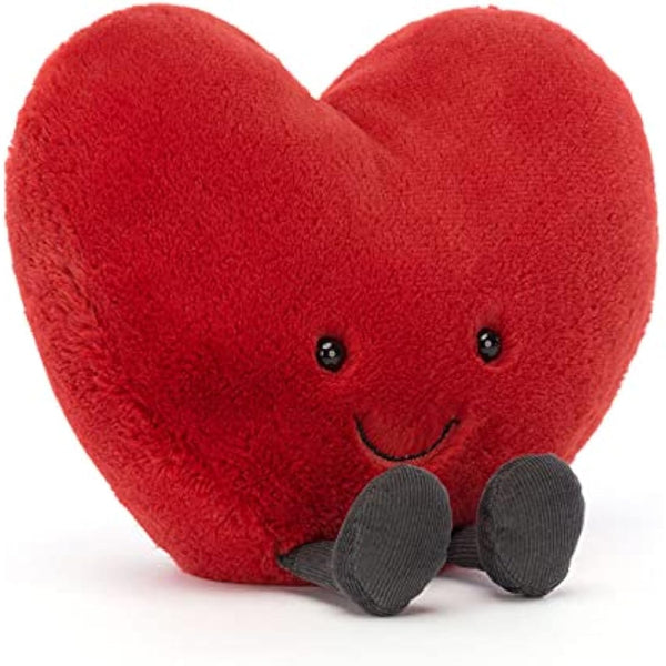 Jellycat Amuseable Large Red Heart Collectable Stuffed Plush Decoration