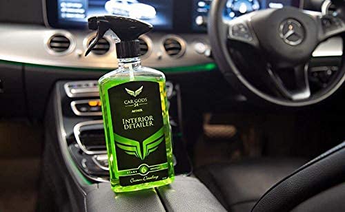 Car Gods Stain and Odour Remover For Fabric Seats Roof Lining Upholstery Carpets and Suede Interior Trim Panels 500ml - Fresh Fragranced Powerful Formula To Clean Revive