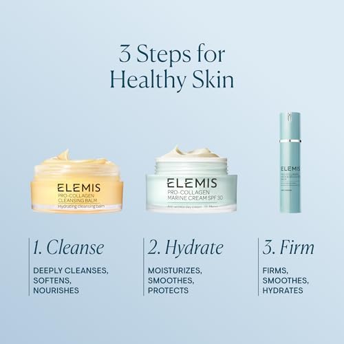 ELEMIS Pro-Collagen Neck and Décolleté Balm – Moisturizing Face & Neck Cream to Firm, Smooth, Hydrate, and Reduce Wrinkles, Vitamin-Rich Anti-Aging Balm for Soft, Youthful Skin, 50ml