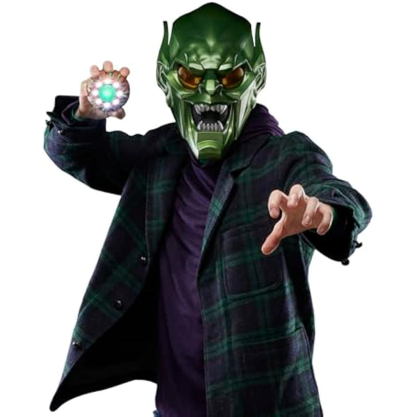 Marvel Legends Series Green Goblin Premium Roleplay Helmet, Spider-Man: No Way Home Adult Roleplay Gear