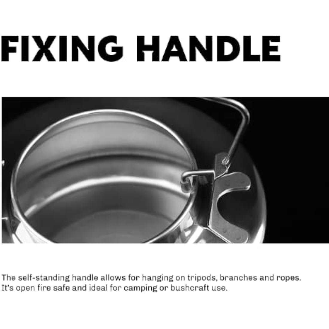 Fire Maple Antarcti Pot Kettle Series | Portable Durable Bushcraft Gear | SUS304 Stainless Steel (Antarcti 1.5L Kettle)