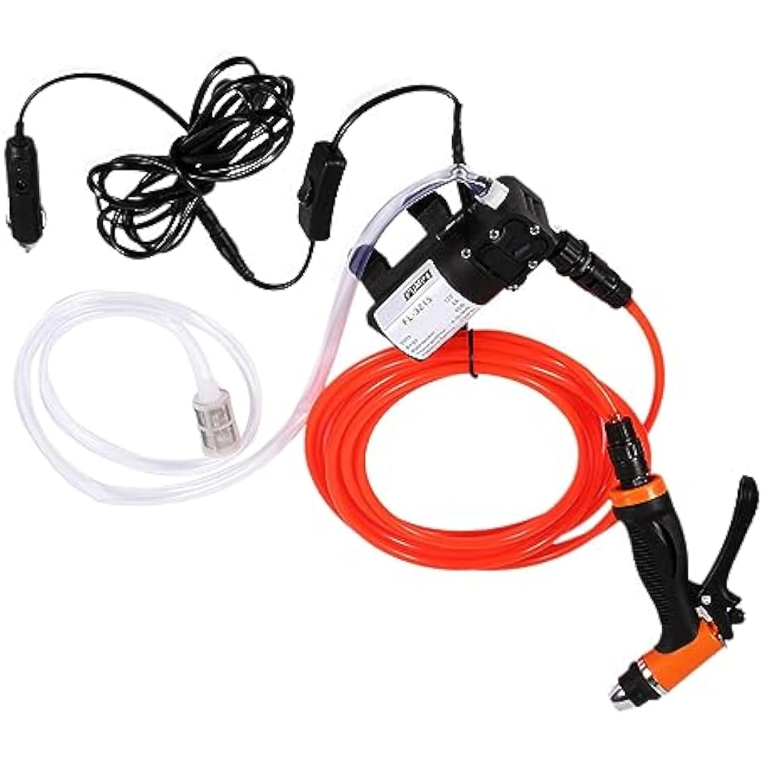 Greensen Electric Car Washer, Car Washer Pump High Pressure 12V Portable Electric Pressure Washer Device for Auto Window Watering Campin